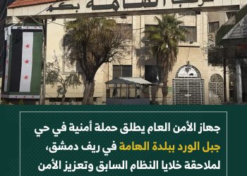 حملة أمنية في بلدة الهامة بريف دمشق