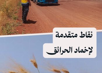 الدفاع المدني ينشئ نقاطاً متقدمة للحد من انتشار الحرائق في الأراضي الزراعية