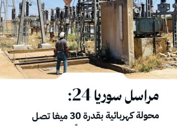 مراسل سوريا 24: محولة كهربائية ضخمة تصل محطة تل رفعت تمهيداً لإيصال الكهرباء إلى 42 بلدة في ريف حلب الشمالي.