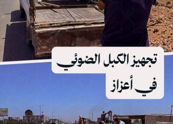 اتصالات حلب تبدأ تنفيذ مشروع مد وتجهيز الكبل الضوئي الإقليمي في أعزاز