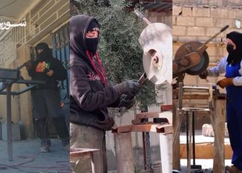 آية حمزة من الحسكة تمتهن الحدادة وتصنع لنفسها مساحة في عالم الإبداع