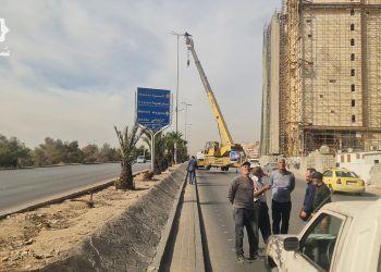 محافظة دمشق تواصل استبدال إنارة الطرق الرئيسية بأجهزة LED