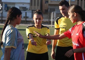 القامشلي:آيند عبدالمجيد تخوض تجربتها التحكيمية الأولى