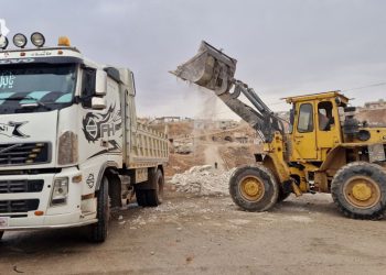 ريف حماة: حملة أهلية من حلفايا لإزالة ركام اللطامنة