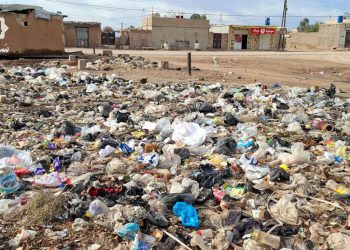 تراكم النفايات في حي حلكو بالقامشلي يهدد الصحة العامة