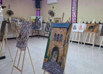 جسر الشغور: “فجر الحرية”.. معرض فني للاحتفاء بالذكرى الأولى لتحرير سوريا