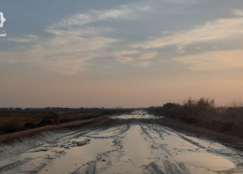 ريف الرقة الغربي يغرق بالعزلة مع كل موسم مطري